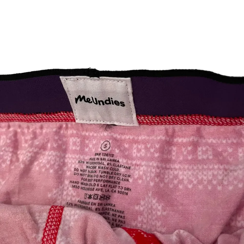 MeUndies Fair Isle Holiday Boxer Briefs Size Small